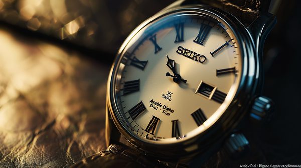Montres seiko arabic dial : Élégance et performance